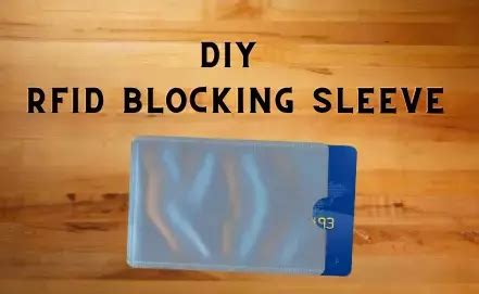 easy rfid protection|homemade rfid blocking sleeve.